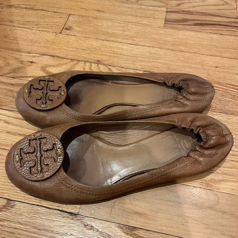 Tory Burch Ballet Flats - Tan - Size 9 - Picture 3 of 8